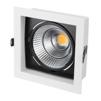 Светильник CL-KARDAN-S152x152-25W White6000 (WH-BK, 30 deg)