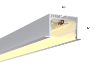 Линейный светильник 49/32 IN W 3K (64/2500)