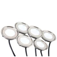 Набор KT-R-6x0.5W LED Warm White 12V (круг)