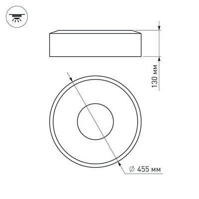 Светильник SP-TOR-TZ460SW-33W Day White