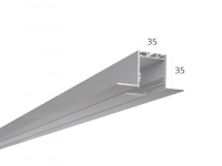 Профиль HOKASU S35 edgelessmop с рассеивателем