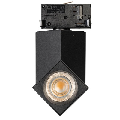 Светильник LGD-TWIST-TRACK-4TR-S60x60-12W Warm3000 (BK, 30 deg)