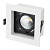 Светильник CL-KARDAN-S102x102-9W White (WH-BK, 38 deg)