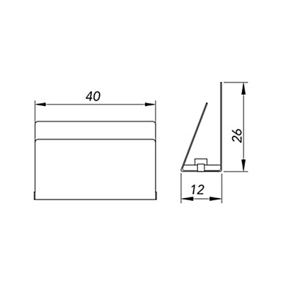 Полкодержатель KT-SQ-4102B-12V Warm White