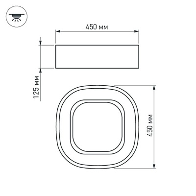 Светильник SP-TOR-TK450SW-35W Warm White