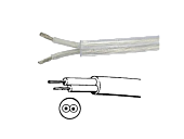Прозрачный провод 2*0.75