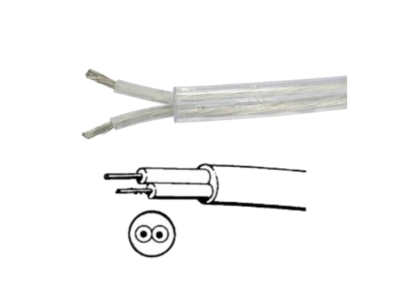 Прозрачный провод 2*0.75